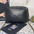 Chanel Camera Bag Fringe Quilted CC Logo — view 3