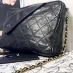 Chanel Camera Bag Fringe Quilted CC Logo — view 4