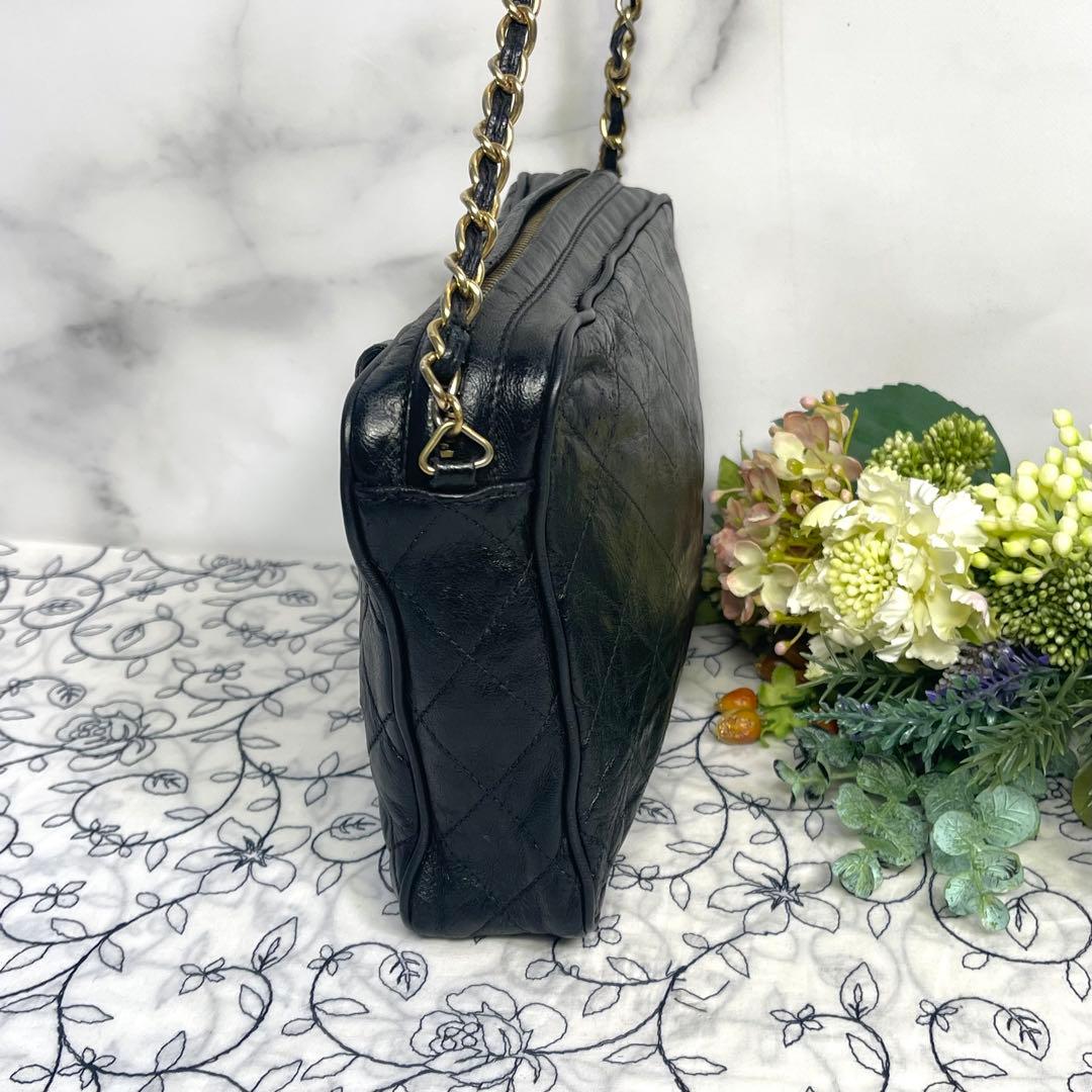 Chanel Camera Bag Fringe Quilted CC Logo — view 7