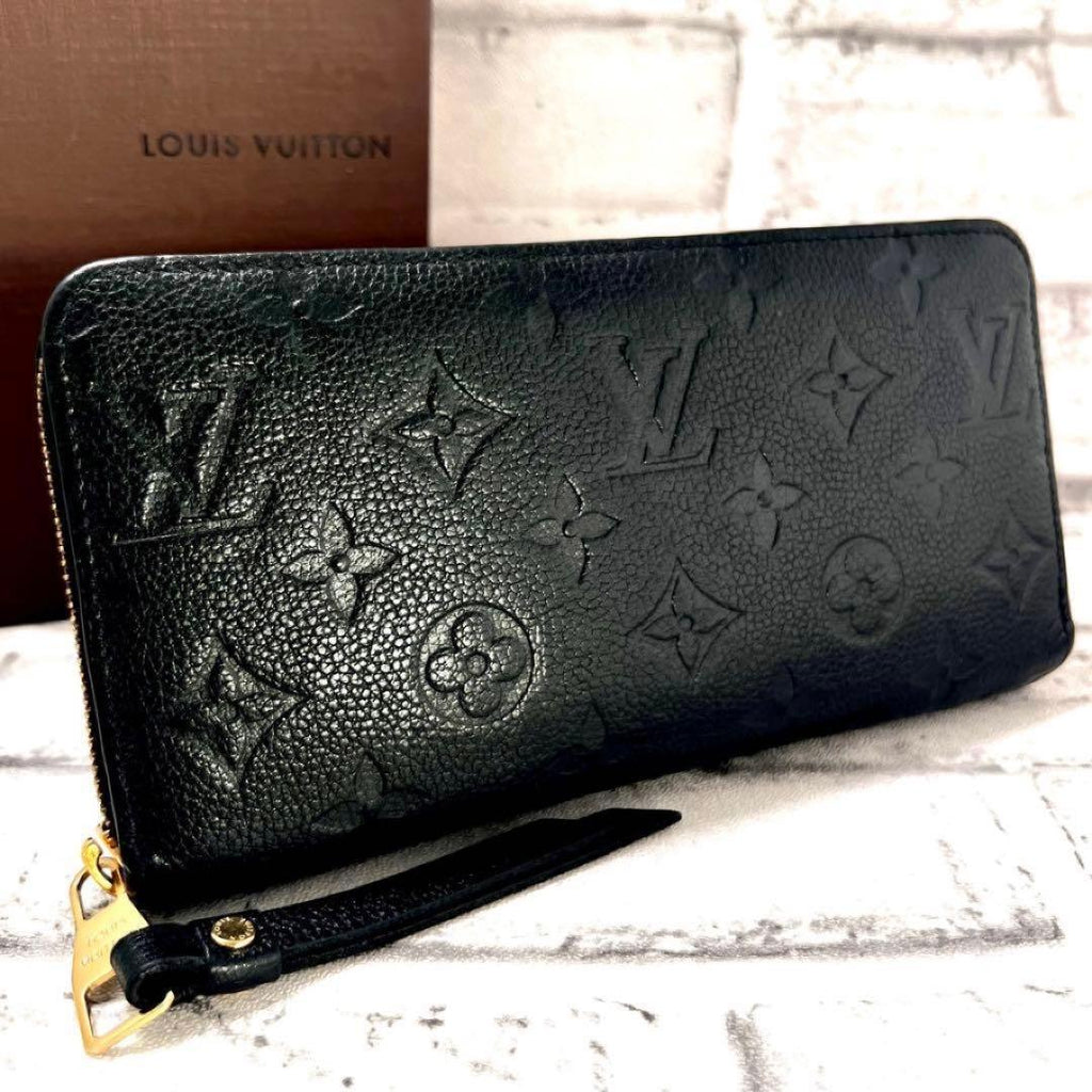 Louis Vuitton Empreinte Zippy Wallet Noir