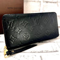 Louis Vuitton Empreinte Zippy Wallet Noir