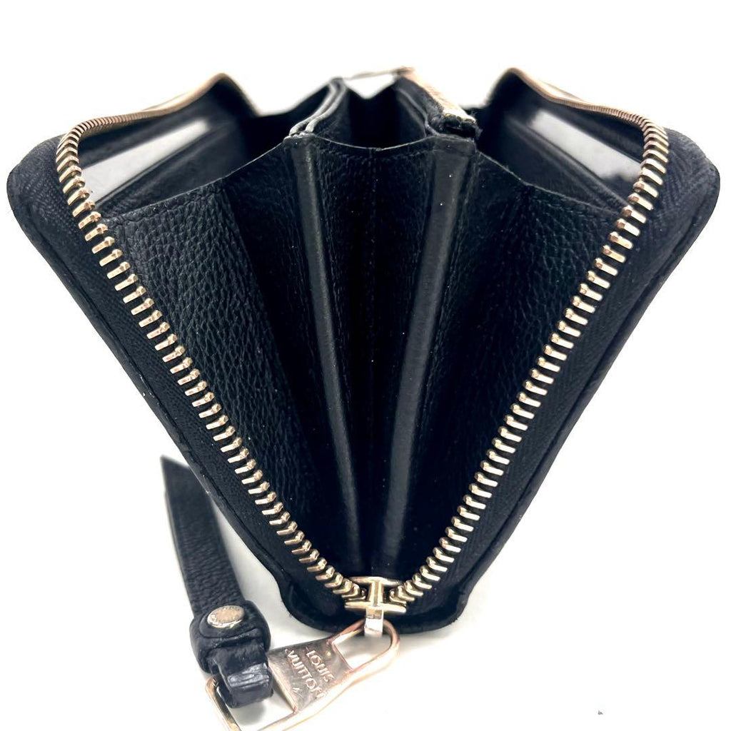 Louis Vuitton Empreinte Zippy Wallet Noir — view 3