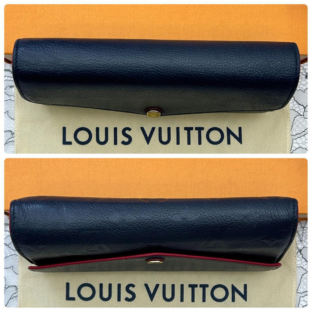 Louis Vuitton Empreinte Portefeuille Sarah Marine Wallet — view 3