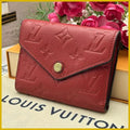Louis Vuitton Empreinte Portefeuille Victorine Red Wallet
