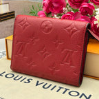 Louis Vuitton Empreinte Portefeuille Victorine Red Wallet — view 2
