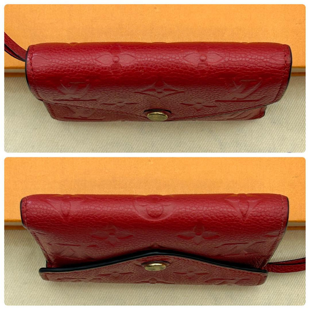Louis Vuitton Empreinte Portefeuille Victorine Red Wallet — view 3