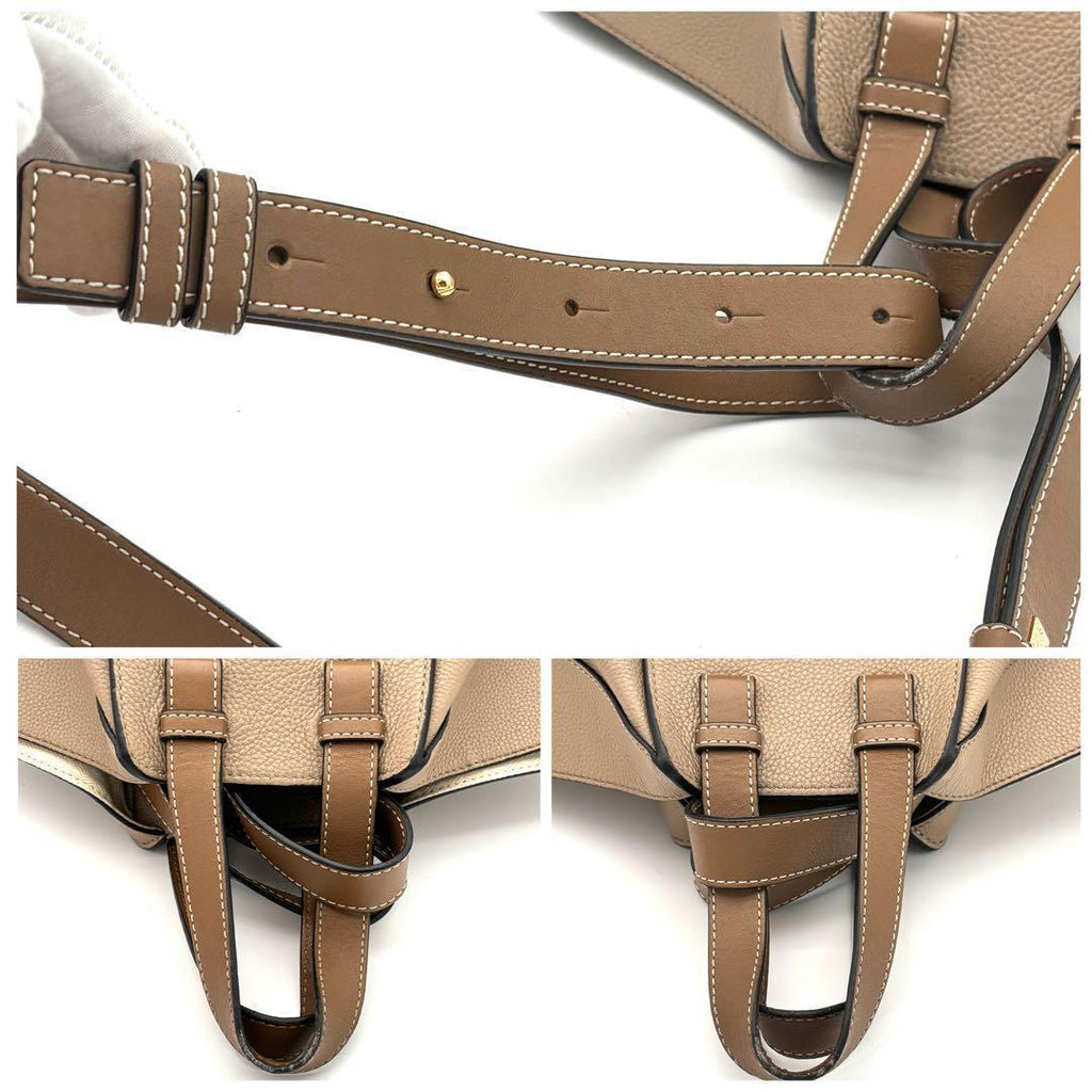 Loewe 2-Way Shoulder Bag Hammock Beige — view 7