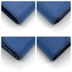 Celine Small Flap Wallet Triomphe Trifold Blue — view 7