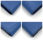Celine Small Flap Wallet Triomphe Trifold Blue — view 8
