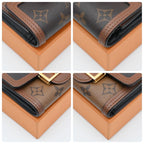 Louis Vuitton Monogram Reverse Dauphine Compact Trifold Wallet