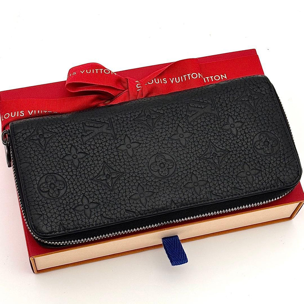 Louis Vuitton Wallet Monogram Taurillon Black Zippy — view 2