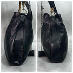 Gucci Shoulder Bag 2-Way Bamboo Black Leather — view 7