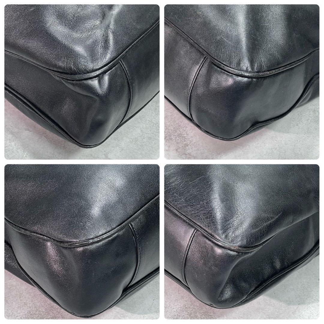 Gucci Shoulder Bag 2-Way Bamboo Black Leather — view 9