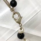 Chanel Necklace CC Logo Pearl Long Gold — view 6