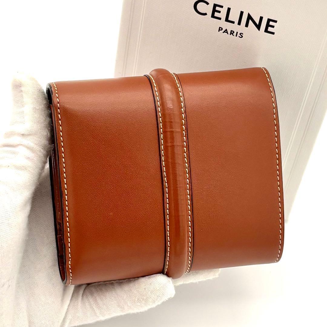 Celine Wallet Small Refold 16 Brown — view 2
