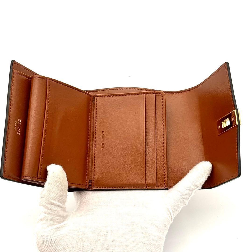 Celine Wallet Small Refold 16 Brown — view 4