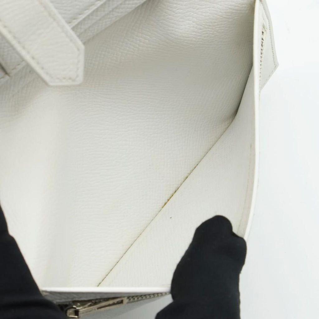 Hermes Bearn Soufflet Wallet Veau Epsom White — view 4