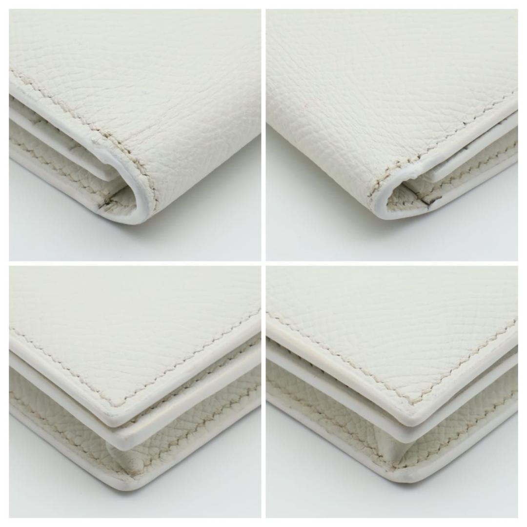 Hermes Bearn Soufflet Wallet Veau Epsom White — view 8