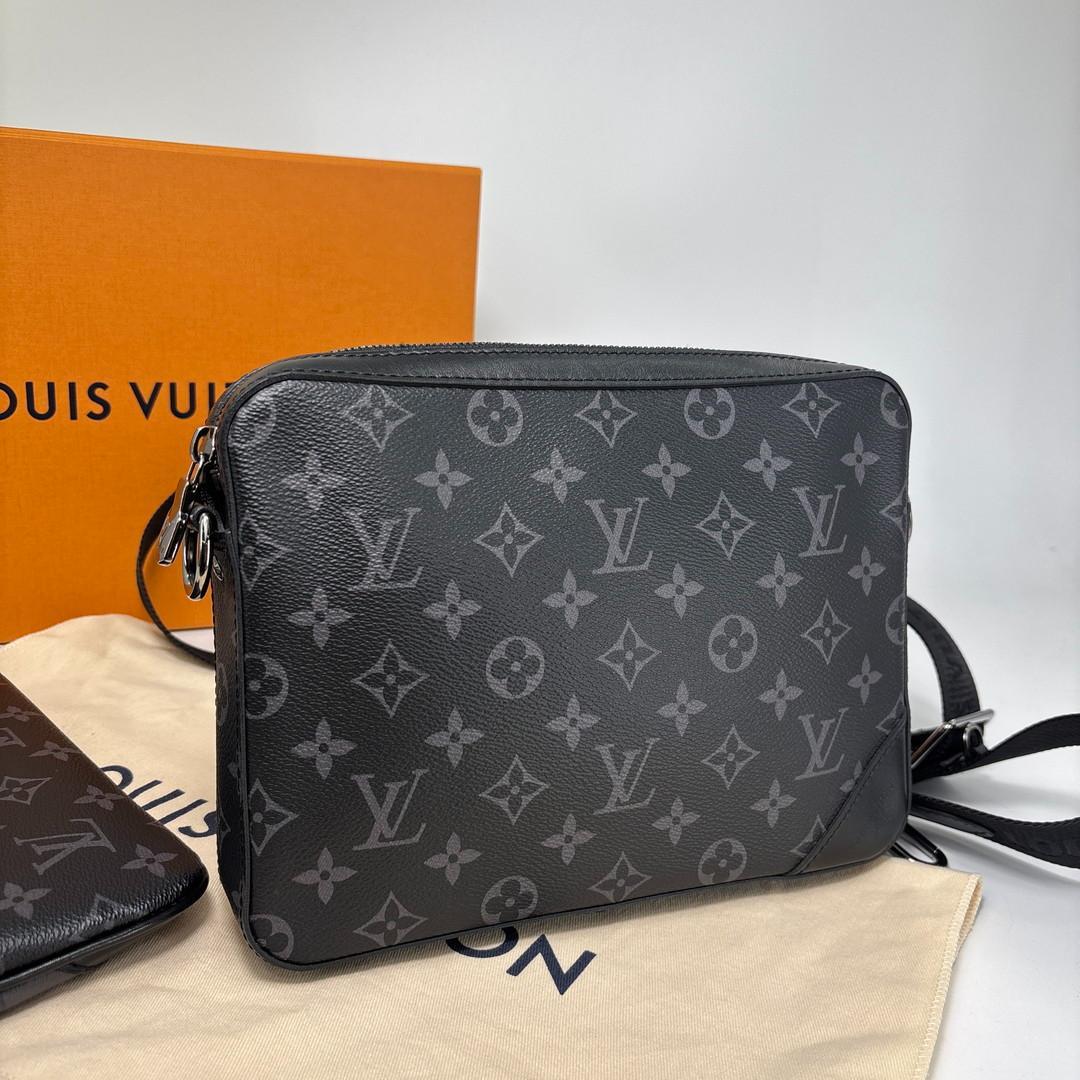 Louis Vuitton Trio Monogram Eclipse Shoulder Bag — view 3