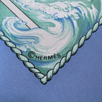 Hermes Carre 90 Vive le Vent Wind Blowing Scarf — view 5