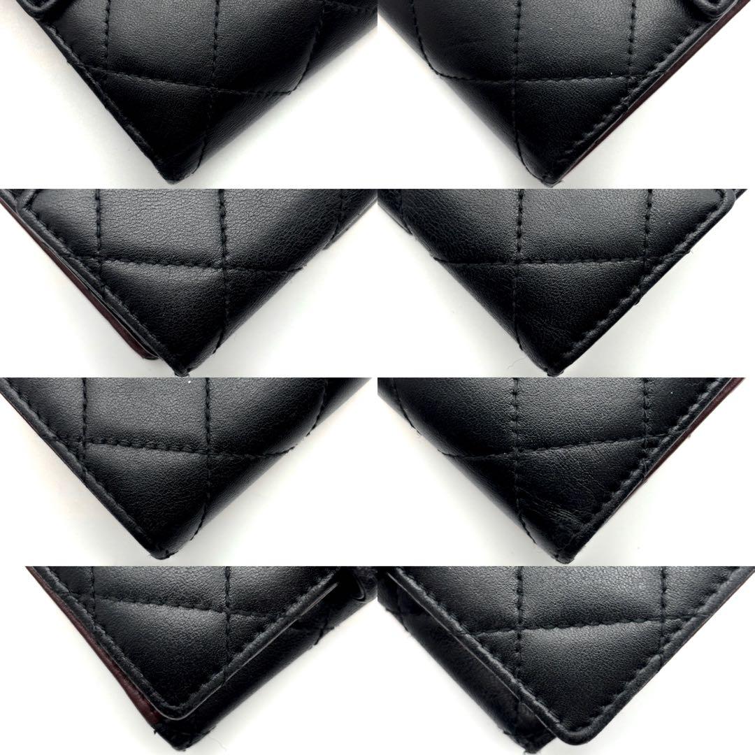 Chanel Wallet Quilted Lambskin Snap Closure Bifold — view 8