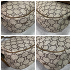 Gucci GG Shoulder Bag Brown Beige Leather Logo — view 8