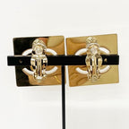 Chanel Earrings CC Logo Gold — view 8