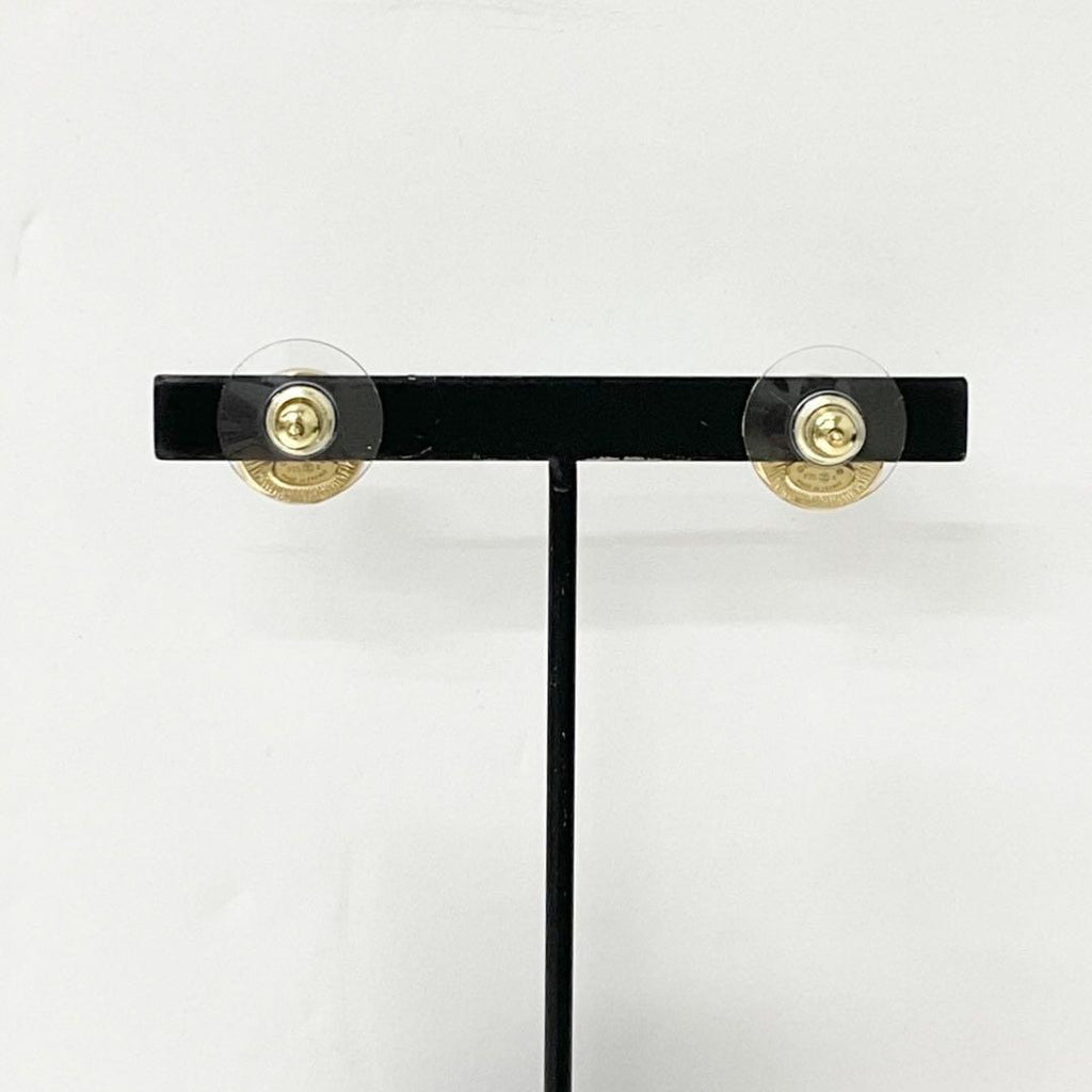 Chanel Earrings CC Logo Circle Gold — view 8