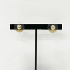 Chanel Earrings CC Logo Circle Gold — view 8