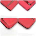 Hermes Dogon Long Pink Togo Silver Wallet Bifold Leather — view 7