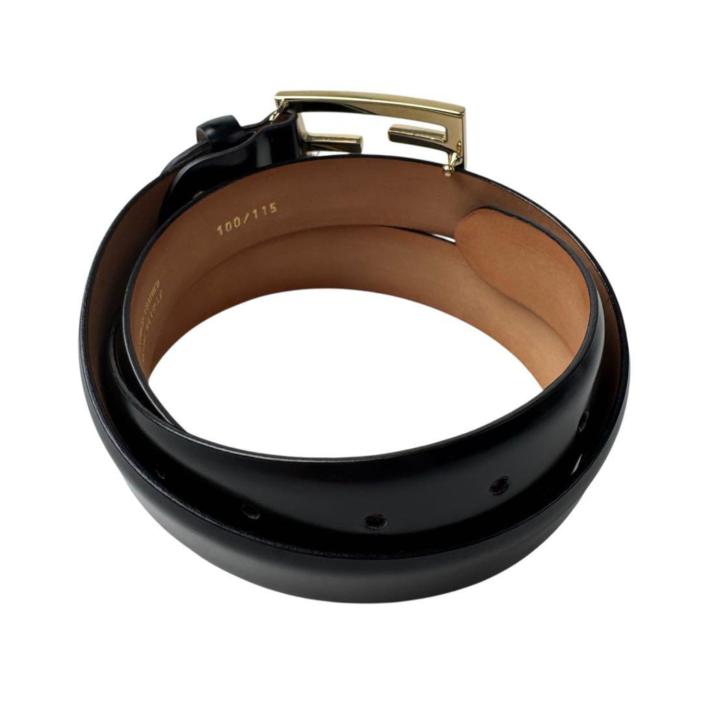 Fendi FF Logo Buckle Leather Belt 100/115 — view 3