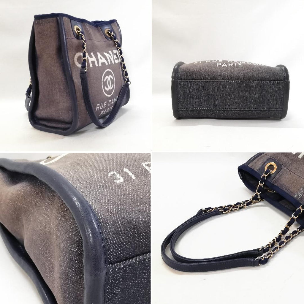 Chanel Handbag Navy — view 3