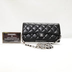 Chanel Class Lambskin Quilted Wallet Black