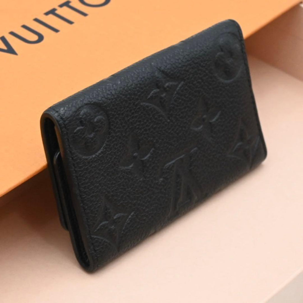 Louis Vuitton Monogram Empreinte Multicles 6 Key Case Black Key Holder