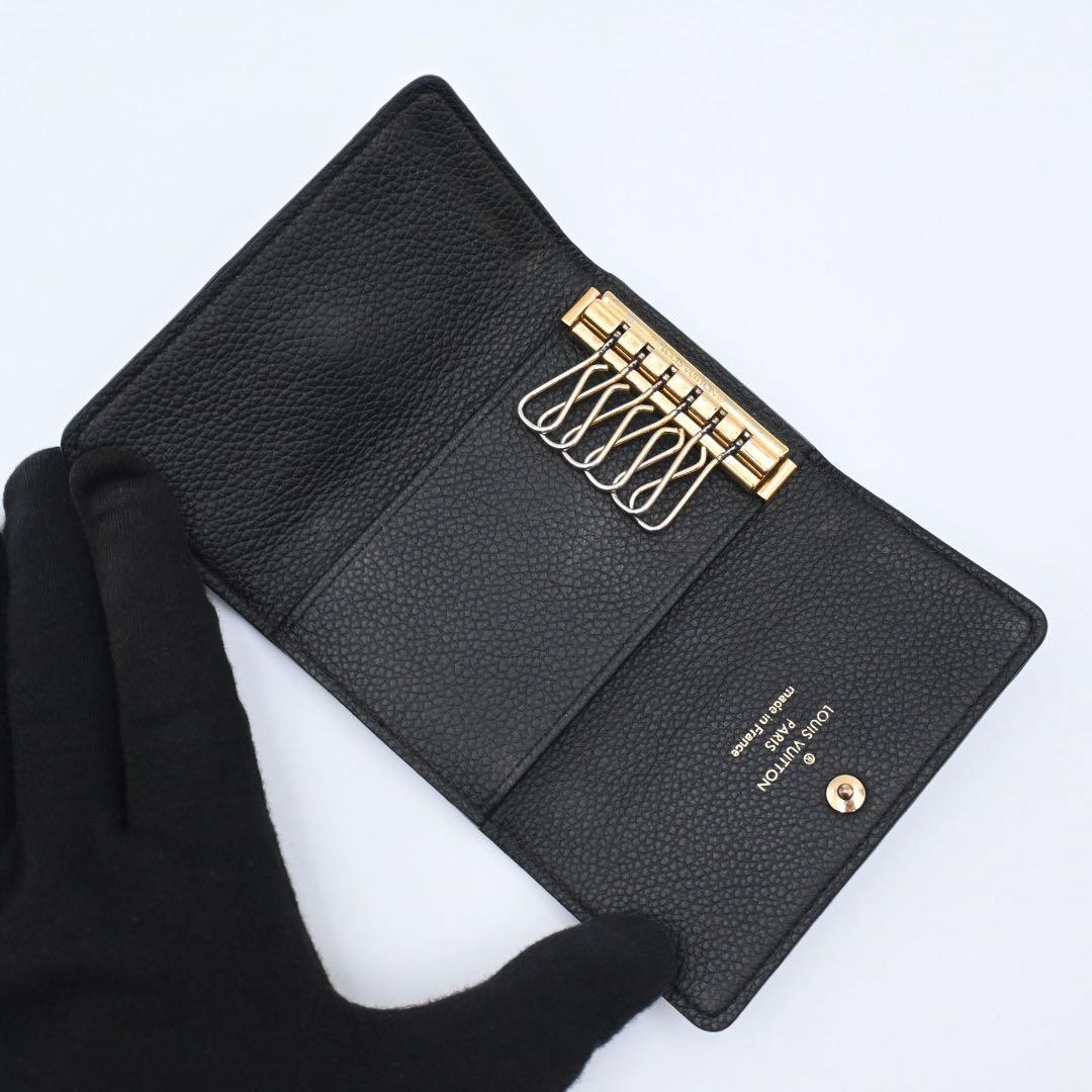Louis Vuitton Monogram Empreinte Multicles 6 Key Case Black Key Holder