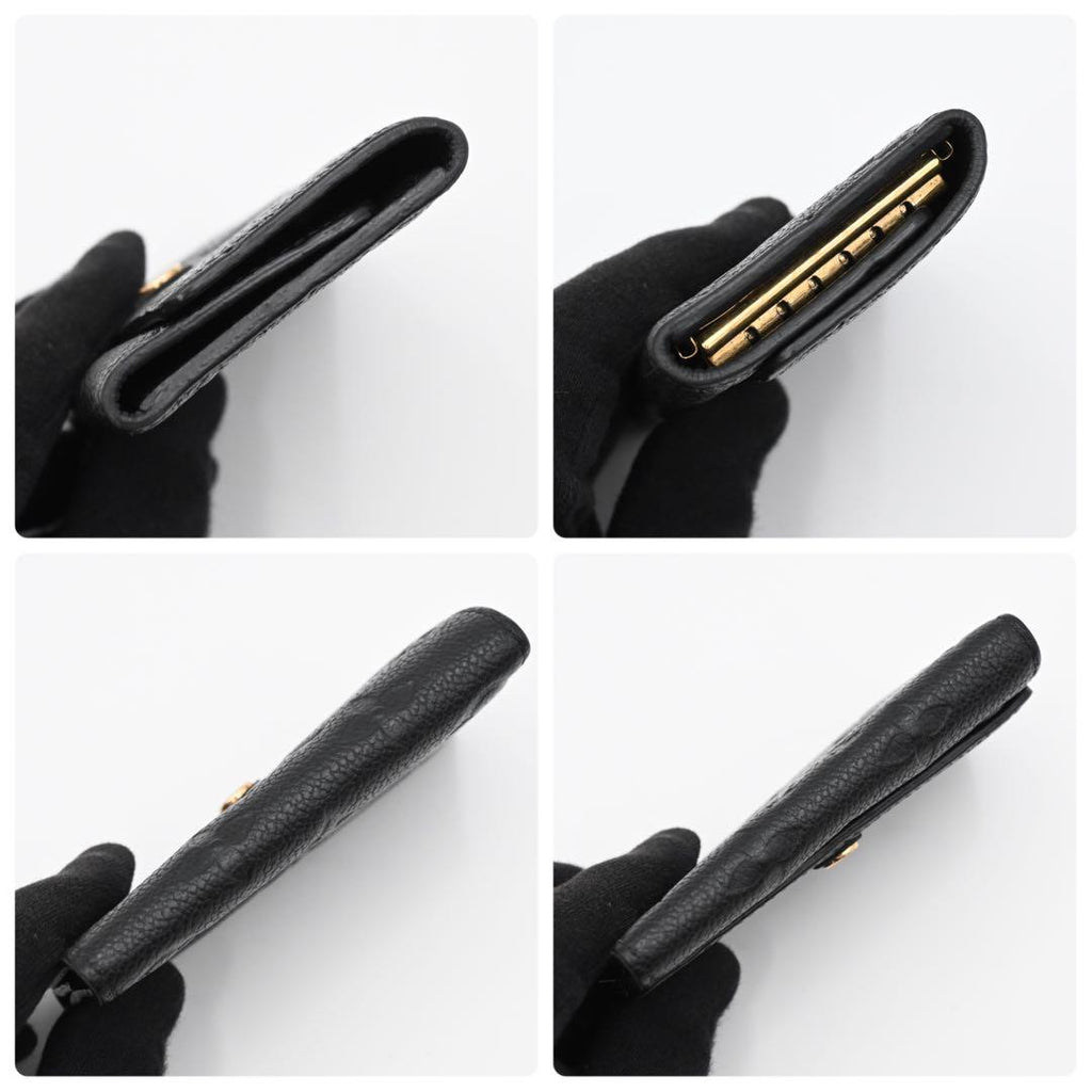 Louis Vuitton Monogram Empreinte Multicles 6 Key Case Black Key Holder