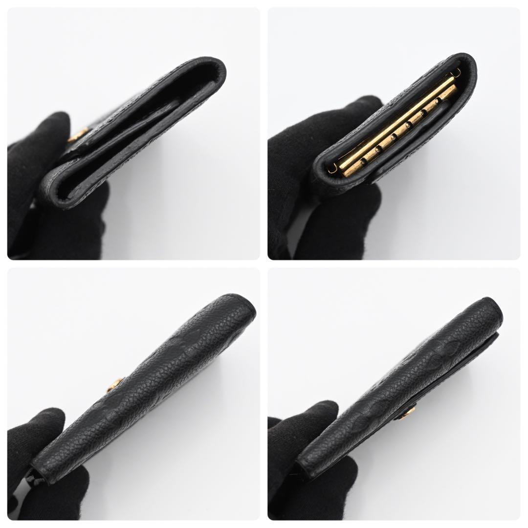 Louis Vuitton Monogram Empreinte Multicles 6 Key Case Black Key Holder