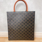 Celine Small Vertical Cover Triomphe Handbag — view 2