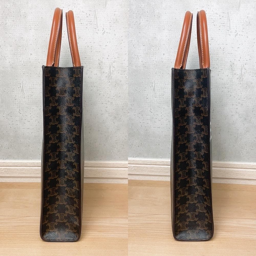 Celine Small Vertical Cover Triomphe Handbag — view 3