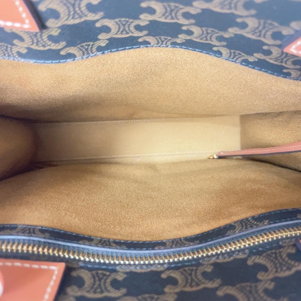 Celine Small Vertical Cover Triomphe Handbag — view 8