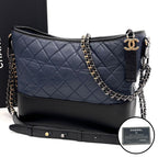 Chanel Gabrielle de Chanel Large Hobo Navy Black