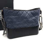 Chanel Gabrielle de Chanel Large Hobo Navy Black — view 2