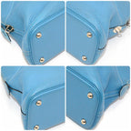 Hermes Bolide 31 Taurillon Clemence Blue Jean Handbag — view 6