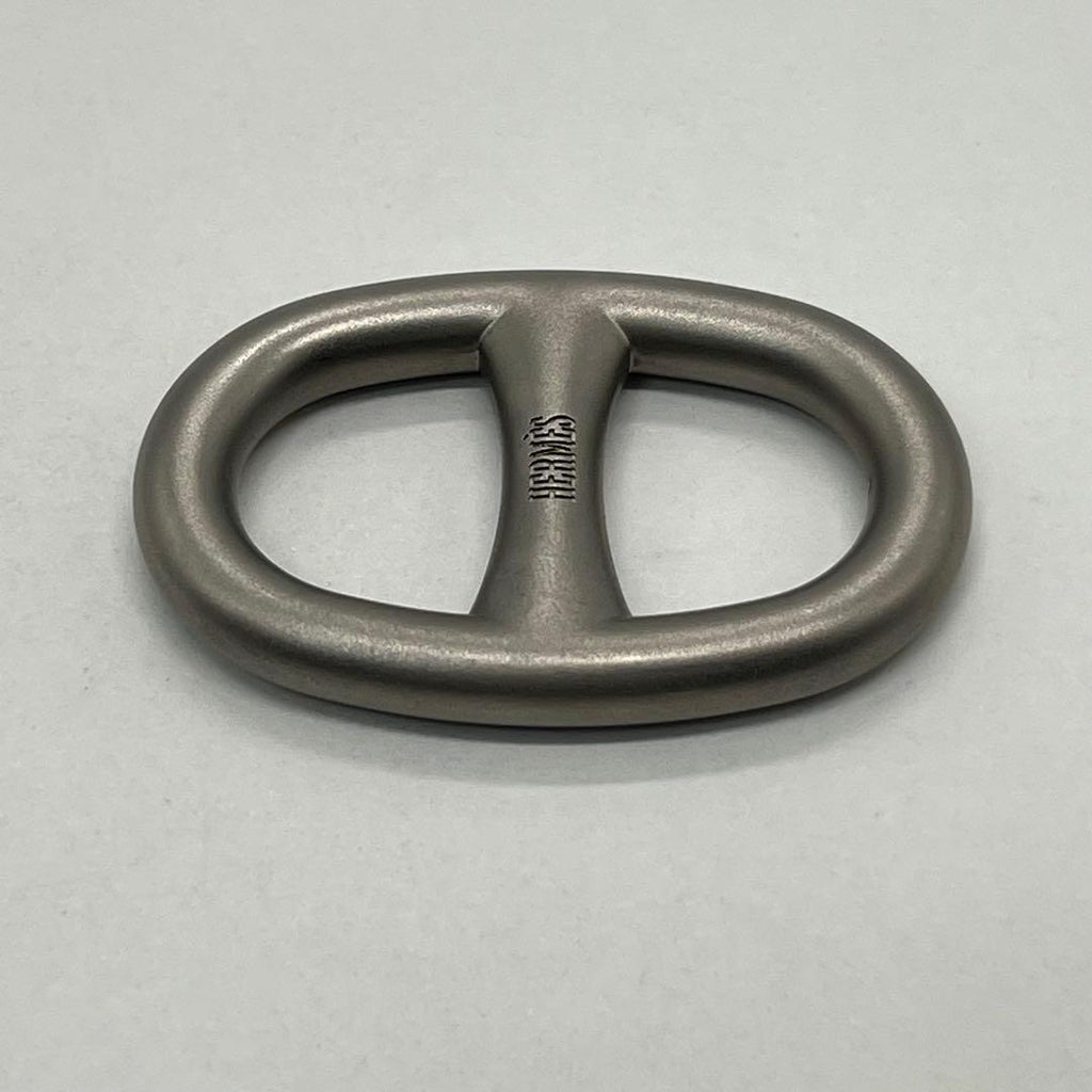 Hermes Chaine D'ancre Scarf Ring Silver — view 3