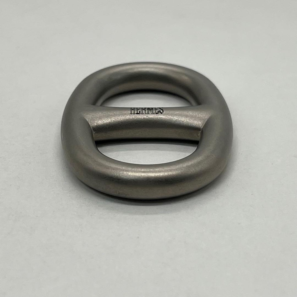 Hermes Chaine D'ancre Scarf Ring Silver — view 6
