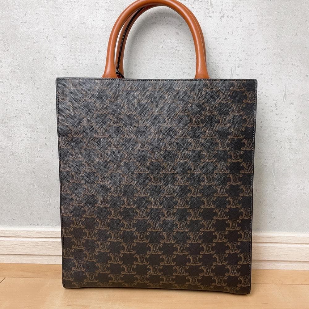 Celine Small Vertical Cover Triomphe Handbag — view 2