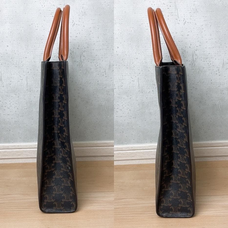 Celine Small Vertical Cover Triomphe Handbag — view 3