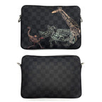Louis Vuitton Damier Graphite Link Trio Messenger Black — view 3