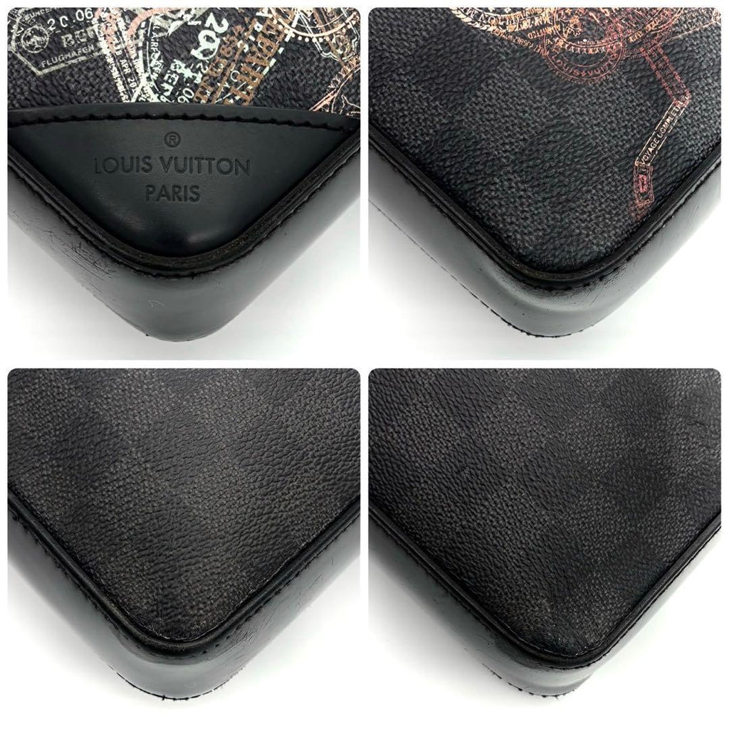 Louis Vuitton Damier Graphite Link Trio Messenger Black — view 4