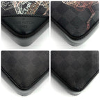 Louis Vuitton Damier Graphite Link Trio Messenger Black — view 4